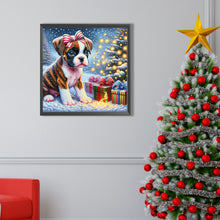 Load image into Gallery viewer, AB Diamond Painting - Full Square - Christmas Bulldog (40*40CM)
