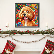 Load image into Gallery viewer, AB Diamond Painting - Full Square - Christmas Cocker Spaniel (40*40CM)
