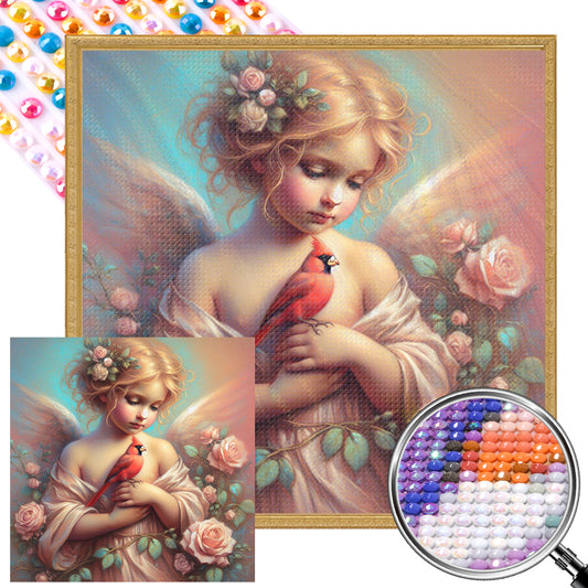 AB Diamond Painting - Full Round - Cardinal angel (40*40CM)