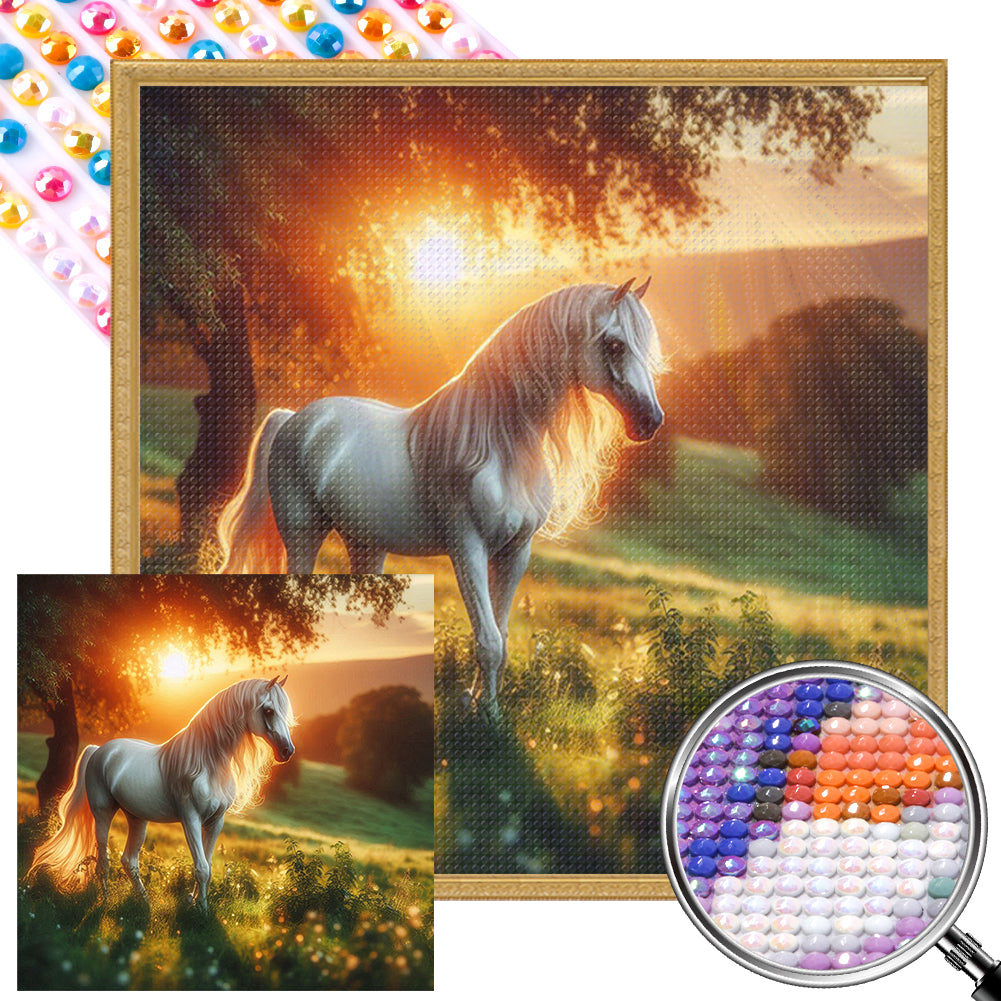 AB Diamond Painting - Full Round - Horse (40*40CM)