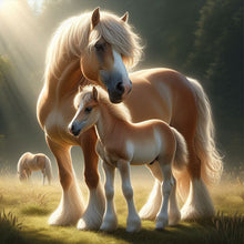 Load image into Gallery viewer, AB Diamond Painting - Full Round - Horse (40*40CM)
