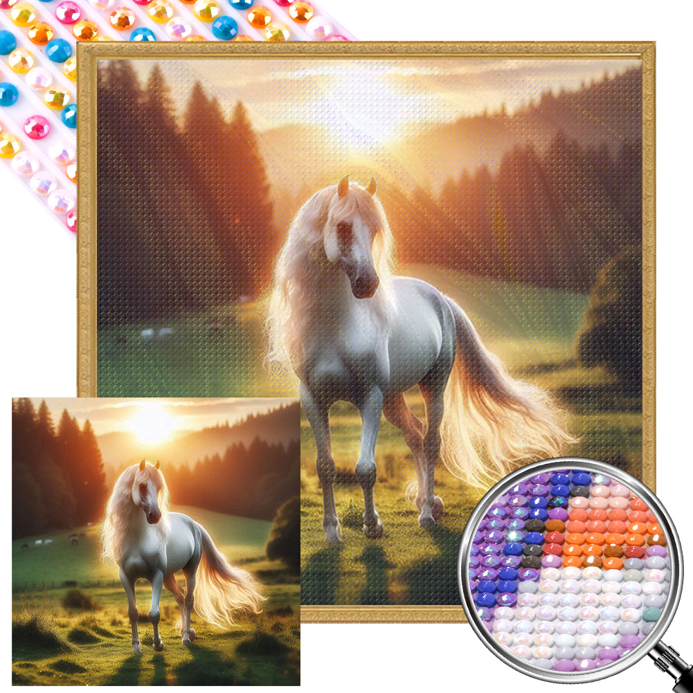 AB Diamond Painting - Full Round - Horse (40*40CM)