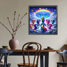 Load image into Gallery viewer, Diamond Painting - Full Round - Rainbow White Horse (40*40CM)

