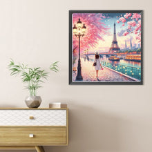 Load image into Gallery viewer, Diamond Painting - Full Round - Walking under the Paris Tower (40*40CM)
