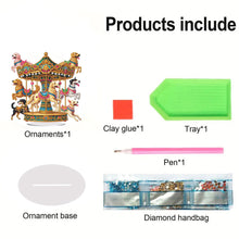 Load image into Gallery viewer, Acrylic Carousel Diamond Painting Desktop Ornaments Kit for Adults (Dogs)
