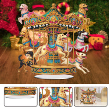 Load image into Gallery viewer, Acrylic Carousel Diamond Painting Desktop Ornaments Kit for Adults (Dogs)
