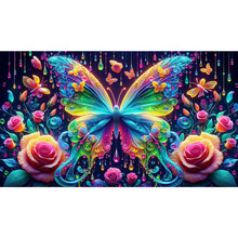 Load image into Gallery viewer, Diamond Painting - Full Round - Butterflies and Flowers (70*40CM)
