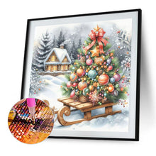 Load image into Gallery viewer, AB Diamond Painting - Full Round - Winter Christmas Tree (40*40CM)
