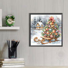 Load image into Gallery viewer, AB Diamond Painting - Full Round - Winter Christmas Tree (40*40CM)
