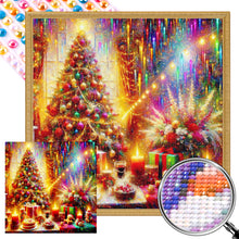 Load image into Gallery viewer, AB Diamond Painting - Full Round - Colorful Christmas Dinner (40*40CM)

