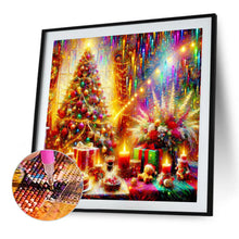 Load image into Gallery viewer, AB Diamond Painting - Full Round - Colorful Christmas Dinner (40*40CM)
