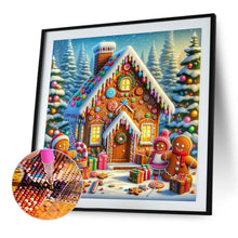 Load image into Gallery viewer, AB Diamond Painting - Full Round - Christmas Gingerbread Man House (40*40CM)
