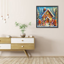 Load image into Gallery viewer, AB Diamond Painting - Full Round - Christmas Gingerbread Man House (40*40CM)
