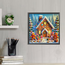 Load image into Gallery viewer, AB Diamond Painting - Full Round - Christmas Gingerbread Man House (40*40CM)
