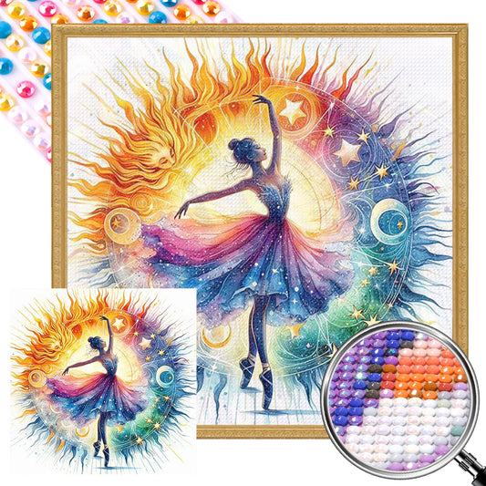 AB Diamond Painting - Full Round - Ballet Girl (40*40CM)
