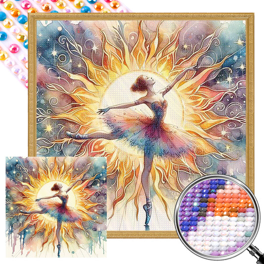 AB Diamond Painting - Full Round - Ballet Girl (40*40CM)