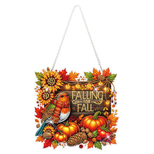 Load image into Gallery viewer, Acrylic Special Shaped Fall Food Harvest Hanging Diamond Art Kits for Beginner
