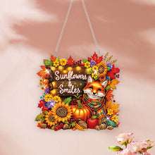 Load image into Gallery viewer, Acrylic Special Shaped Fall Sunflowers Smiles Hanging Diamond Kits for Beginner
