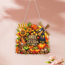 Load image into Gallery viewer, Acrylic Special Shaped Fall Food Harvest Windmill Hanging Diamond Kits for Home
