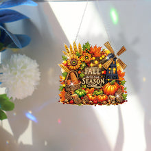 Load image into Gallery viewer, Acrylic Special Shaped Fall Food Harvest Windmill Hanging Diamond Kits for Home
