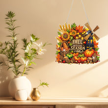 Load image into Gallery viewer, Acrylic Special Shaped Fall Food Harvest Windmill Hanging Diamond Kits for Home
