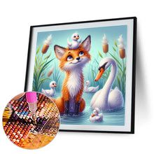 Load image into Gallery viewer, Diamond Painting - Full Round - Fox and Duck (40*40CM)
