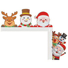 Load image into Gallery viewer, Christmas Santa Claus Snowman Reindeer Diamond Painting Door Corner Sign
