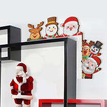 Load image into Gallery viewer, Christmas Santa Claus Snowman Reindeer Diamond Painting Door Corner Sign
