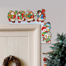 Load image into Gallery viewer, Christmas Snowman Diamond Painting Door Corner Sign for Xmas Party Favors
