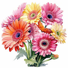 Load image into Gallery viewer, Diamond Painting - Full Round - Chrysanthemum bouquet (40*40CM)

