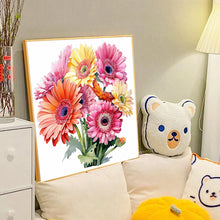 Load image into Gallery viewer, Diamond Painting - Full Round - Chrysanthemum bouquet (40*40CM)
