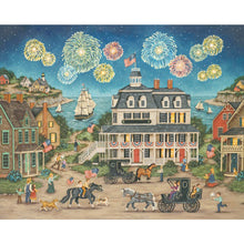 Load image into Gallery viewer, AB Diamond Painting - Full Square - Small town fireworks (50*40CM)
