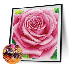 Load image into Gallery viewer, AB Diamond Painting - Full Round - Pink rose (45*45CM)
