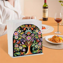 Load image into Gallery viewer, Acrylic Tree Of Life Diamond Painting Paper Towel Holder for Art Crafts
