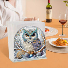Load image into Gallery viewer, Acrylic Owl Diamond Painting Paper Towel Holder for Adults Kids Art Crafts
