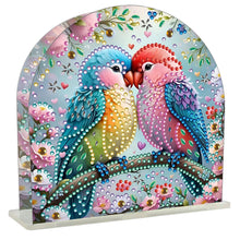 Load image into Gallery viewer, Acrylic Parrot Diamond Painting Paper Towel Holder for Home Art Crafts
