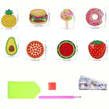 Load image into Gallery viewer, 8Pcs Acrylic Cute Owl Diamond Painting Refrigerator Magnet for Car Mailbox Decor
