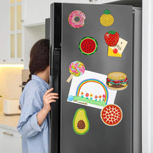 Load image into Gallery viewer, 8Pcs Acrylic Cute Owl Diamond Painting Refrigerator Magnet for Car Mailbox Decor
