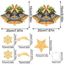 Load image into Gallery viewer, Christmas Diamond Painting Wind Chimes DIY Wind Chime Kit Diamond Art Wind Chime
