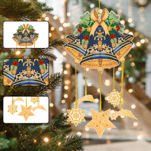 Load image into Gallery viewer, Christmas Diamond Painting Wind Chimes DIY Wind Chime Kit Diamond Art Wind Chime
