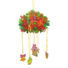 Load image into Gallery viewer, Christmas Diamond Painting Wind Chimes DIY Wind Chime Kit Diamond Art Wind Chime
