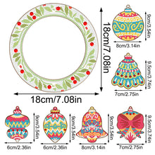 Load image into Gallery viewer, Christmas Diamond Painting Wind Chimes DIY Wind Chime Kit Diamond Art Wind Chime
