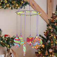 Load image into Gallery viewer, Christmas Diamond Painting Wind Chimes DIY Wind Chime Kit Diamond Art Wind Chime
