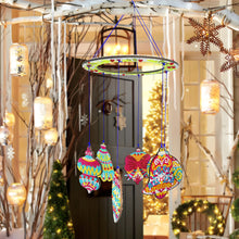 Load image into Gallery viewer, Christmas Diamond Painting Wind Chimes DIY Wind Chime Kit Diamond Art Wind Chime
