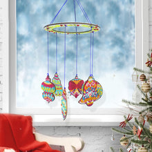 Load image into Gallery viewer, Christmas Diamond Painting Wind Chimes DIY Wind Chime Kit Diamond Art Wind Chime
