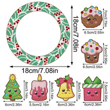 Load image into Gallery viewer, Christmas Diamond Painting Wind Chimes DIY Wind Chime Kit Diamond Art Wind Chime
