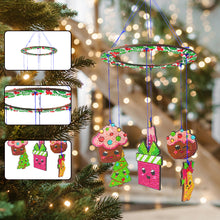 Load image into Gallery viewer, Christmas Diamond Painting Wind Chimes DIY Wind Chime Kit Diamond Art Wind Chime
