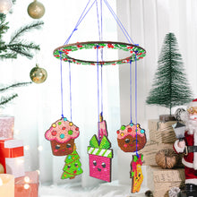 Load image into Gallery viewer, Christmas Diamond Painting Wind Chimes DIY Wind Chime Kit Diamond Art Wind Chime
