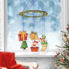 Load image into Gallery viewer, Christmas Diamond Painting Wind Chimes DIY Wind Chime Kit Diamond Art Wind Chime
