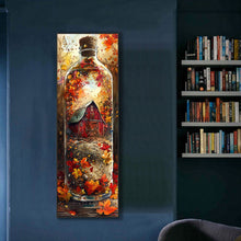 Load image into Gallery viewer, Diamond Painting - Full Round - Autumn leaves in glass bottle fantasy scenery (30*90CM)
